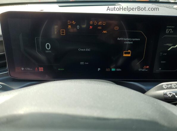 KNDAEFS5XR6020316 2024 KIA EV9 Black Widok zestawu wskaźników