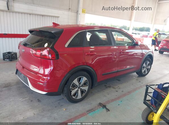KNDCB3LC0J5120545 2018 KIA NIRO Red Задня права чверть