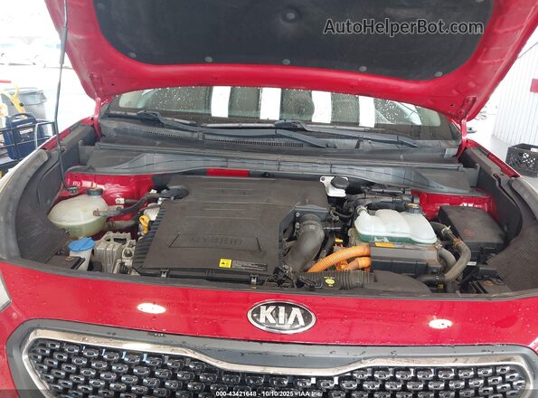 KNDCB3LC0J5120545 2018 KIA NIRO Red Вид ззаду
