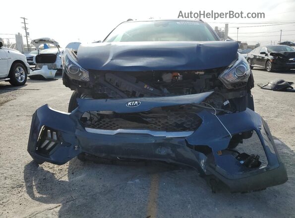 KNDCB3LC4L5443130 2020 KIA NIRO Синий Вид спереди