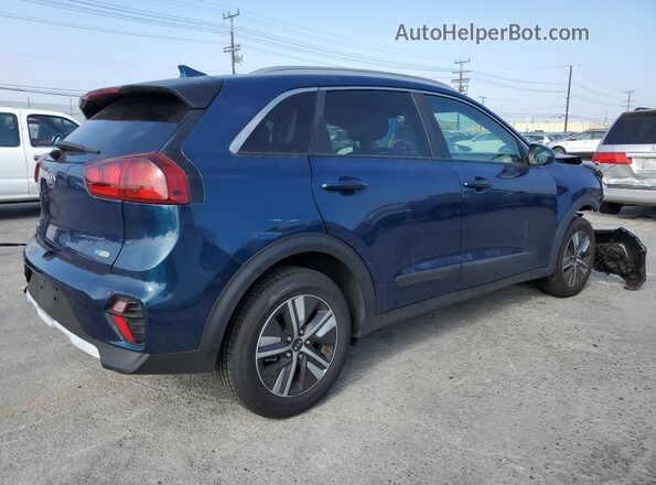 KNDCB3LC4L5443130 2020 KIA NIRO Синий Задняя правая четверть