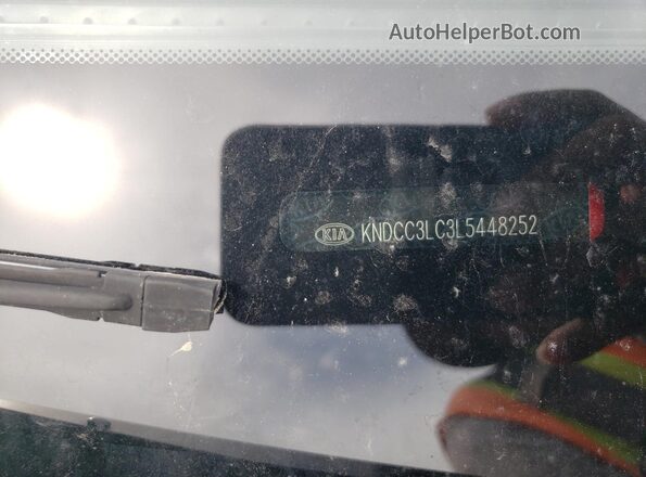 KNDCC3LC3L5448252 2020 KIA NIRO Красный Вид подкапотного пространства