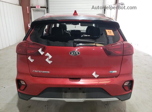 KNDCC3LC3L5448252 2020 KIA NIRO Красный Вид сзади