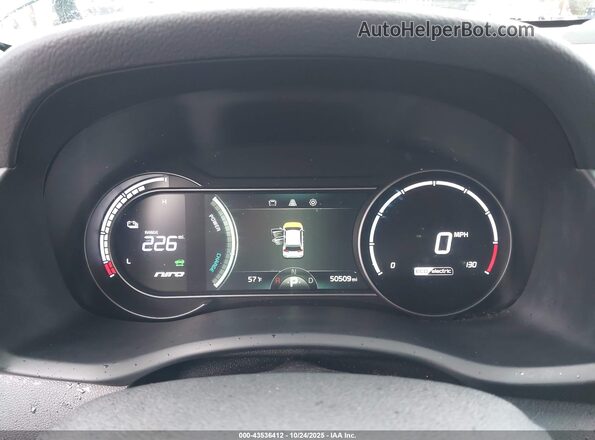 KNDCC3LG8K5027788 2019 KIA NIRO EV Dark Blue Вид задних сидений