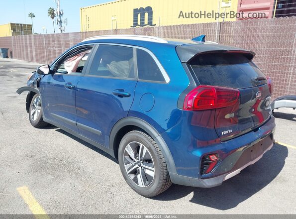 KNDCD3LDXL5404643 2020 KIA NIRO PLUG-IN HYBRID Blue Rear left