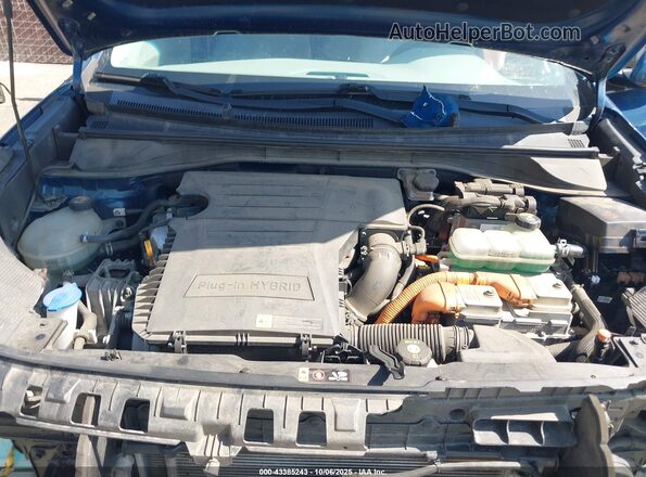 KNDCD3LDXL5404643 2020 KIA NIRO PLUG-IN HYBRID Blue Rear view