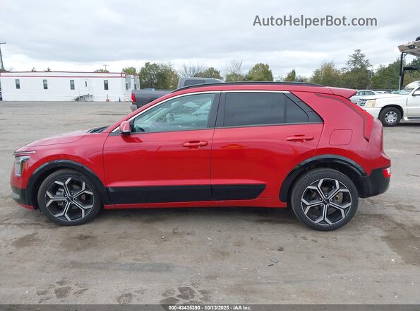 KNDCR3LE3P5098465 2023 KIA NIRO Red Панорамний вид салону 360°