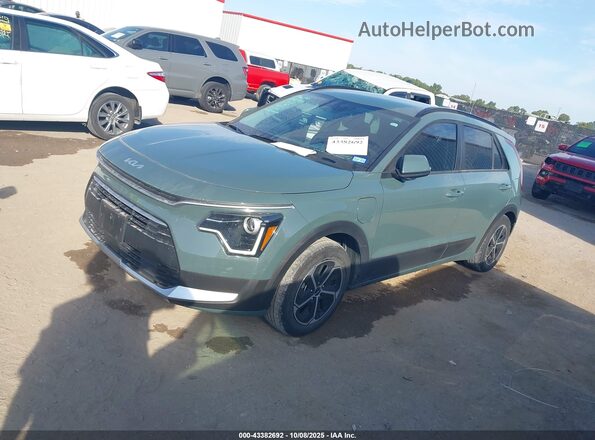 KNDCS3LF2P5054079 2023 KIA NIRO PLUG-IN HYBRID Зеленый Передняя левая четверть