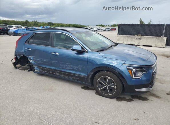 KNDCT3LE8R5176775 2024 KIA NIRO Синий Передняя правая четверть
