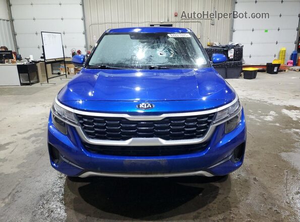 KNDEPCAA5M7129049 2021 KIA SELTOS Синий Вид спереди