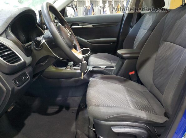 KNDEPCAA5M7129049 2021 KIA SELTOS Синий Вид салона спереди