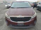 2016 Kia Sedona Lx Burgundy vin: KNDMB5C13G6094234