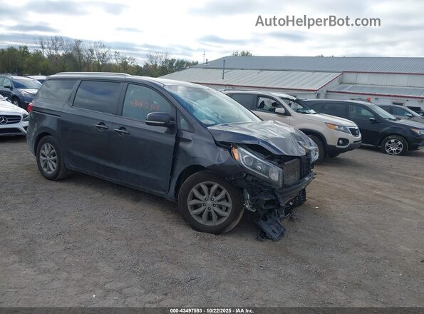KNDMB5C17M6674176 2021 KIA SEDONA Black Przód prawy