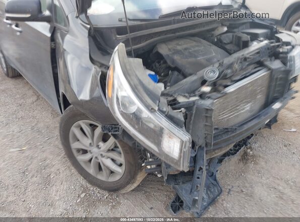 KNDMB5C17M6674176 2021 KIA SEDONA Black Widok z przodu