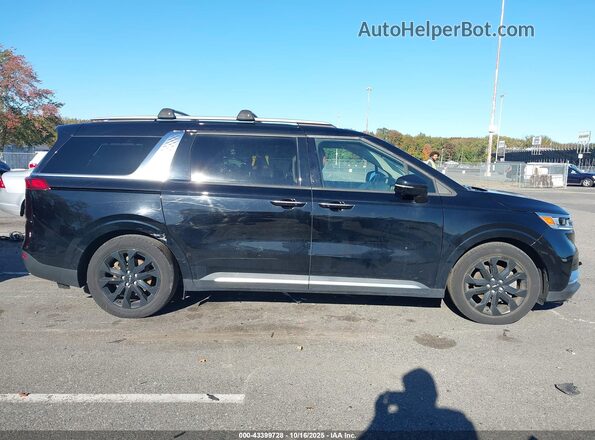 KNDNE5H31N6187899 2022 KIA CARNIVAL MPV Черный Вид задней части салона