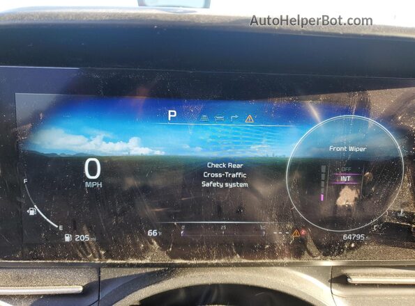 KNDNE5H37P6209097 2023 KIA CARNIVAL Синий Вид щитка приборов
