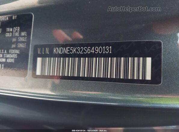 KNDNE5K32S6490131 2025 KIA CARNIVAL MPV Blue Շարժիչի բաժամունքի տեսք