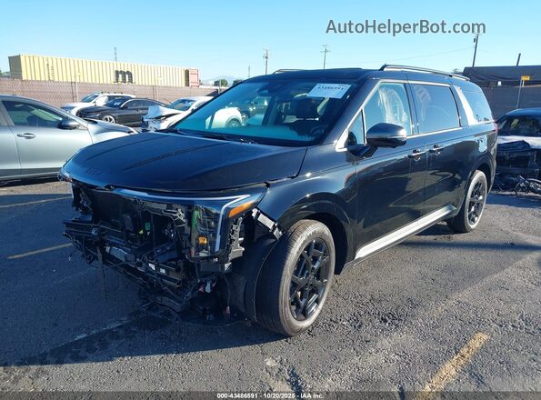 KNDNE5KA1T6086141 2026 KIA CARNIVAL MPV HYBRID Черный Передняя левая четверть