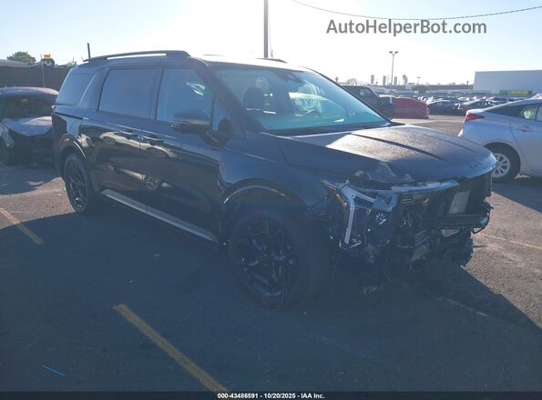 KNDNE5KA1T6086141 2026 KIA CARNIVAL MPV HYBRID Черный Передняя правая четверть