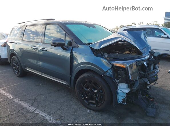KNDNE5KA9S6038661 2025 KIA CARNIVAL MPV HYBRID Серый Вид задней части салона