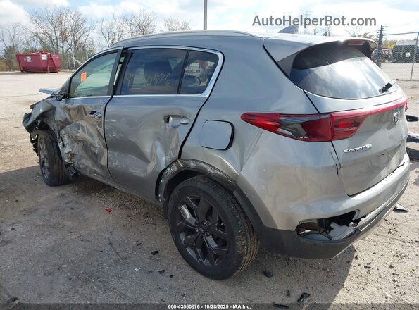 KNDP6CAC6L7666301 2020 KIA SPORTAGE Серебряный Задняя левая четверть