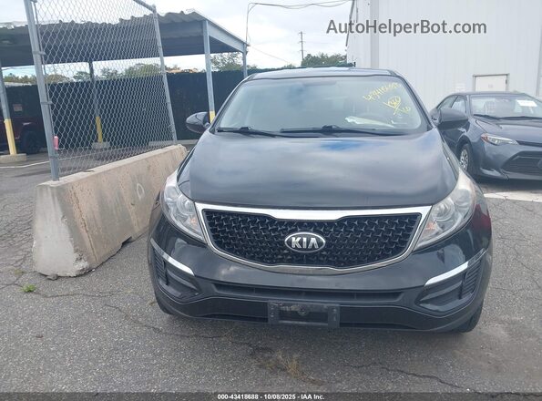 KNDPBCAC1G7811729 2016 KIA SPORTAGE Black Vista del cuadro de instrumentos