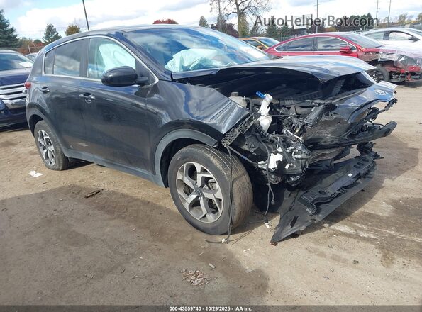 KNDPM3AC2N7958987 2022 KIA SPORTAGE Черный Передняя правая четверть