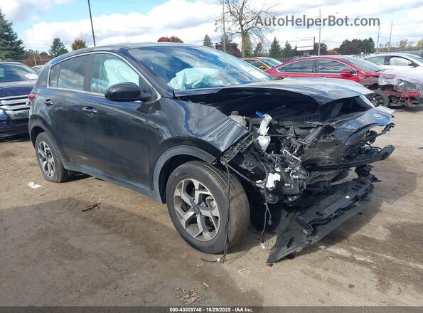 KNDPM3AC2N7958987 2022 KIA SPORTAGE Черный Вид задней части салона