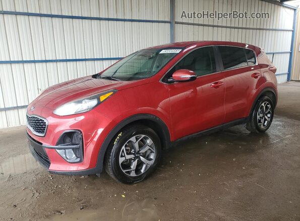 KNDPM3AC3M7883909 2021 KIA SPORTAGE Red Передня ліва чверть