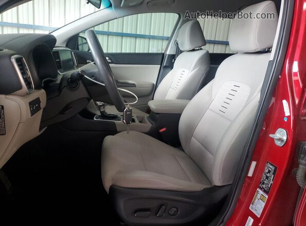KNDPM3AC3M7883909 2021 KIA SPORTAGE Red Вид салону спереду