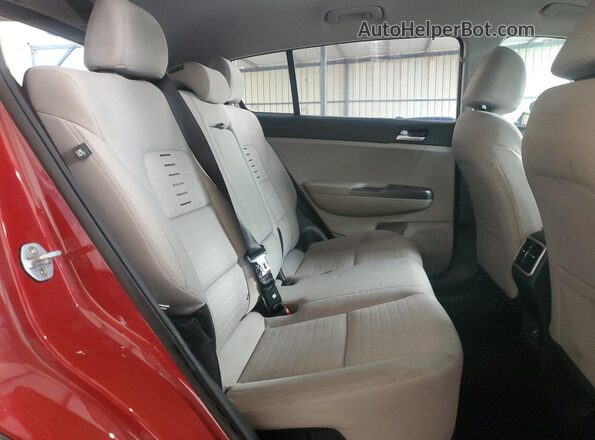KNDPM3AC3M7883909 2021 KIA SPORTAGE Red Вид задньої частини салону