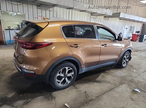 KNDPM3AC5M7846621 2021 KIA SPORTAGE Коричневый Задняя правая четверть