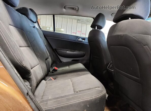 KNDPM3AC5M7846621 2021 KIA SPORTAGE Коричневый Вид задней части салона