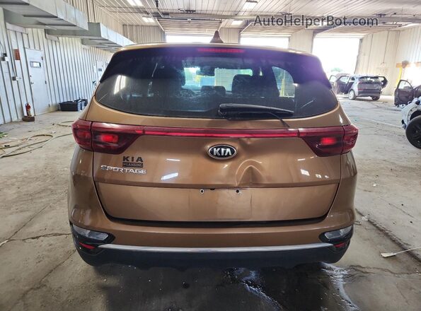 KNDPM3AC5M7846621 2021 KIA SPORTAGE Коричневый Вид сзади