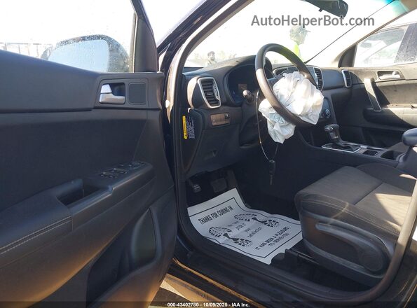 KNDPM3AC9K7525694 2019 KIA SPORTAGE Черный Вид салона спереди