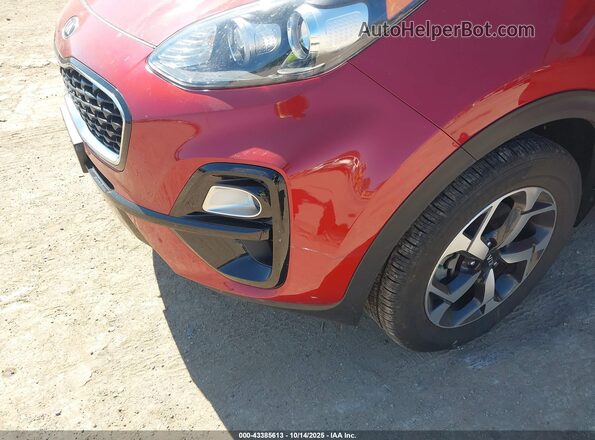 KNDPMCAC8N7023957 2022 KIA SPORTAGE Бордовый Вид спереди