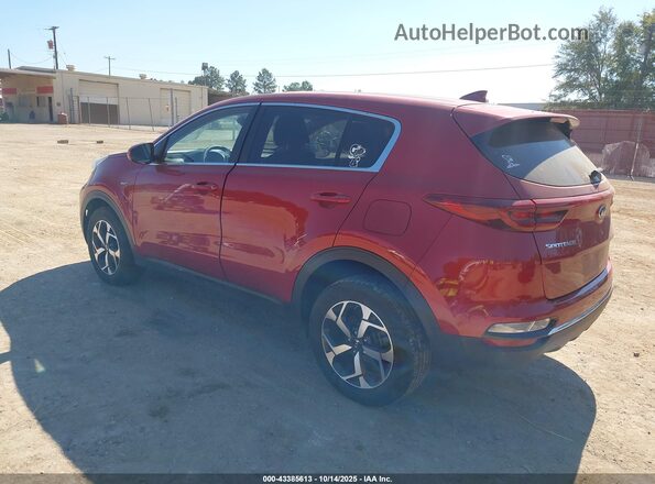 KNDPMCAC8N7023957 2022 KIA SPORTAGE Бордовый Задняя левая четверть