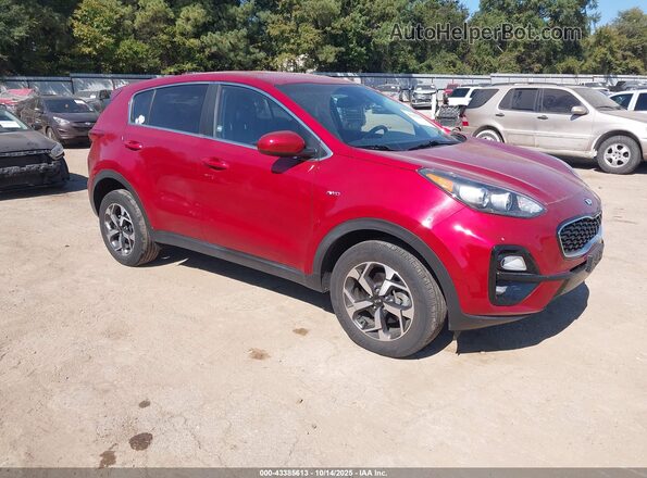 KNDPMCAC8N7023957 2022 KIA SPORTAGE Бордовый Передняя правая четверть