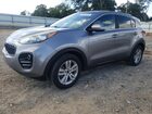 2018 Kia Sportage Lx Gray vin: KNDPMCACXJ7403280