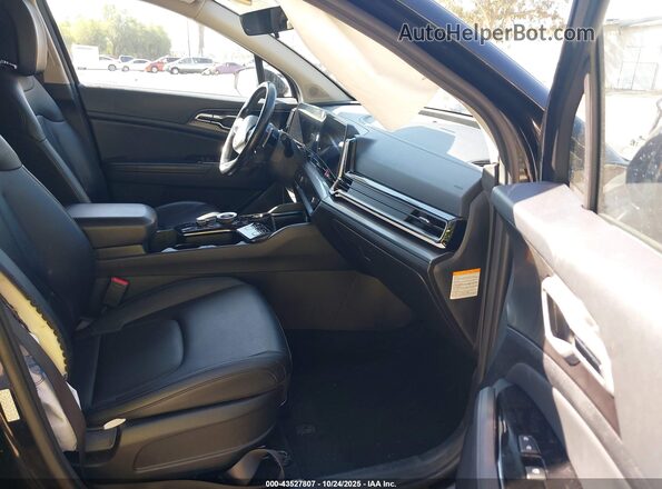 KNDPVCAG7P7014928 2023 KIA SPORTAGE HYBRID Black Widok wnętrza z przodu
