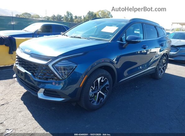 KNDPVCDG0R7130521 2024 KIA SPORTAGE HYBRID Dark Blue Передняя левая четверть