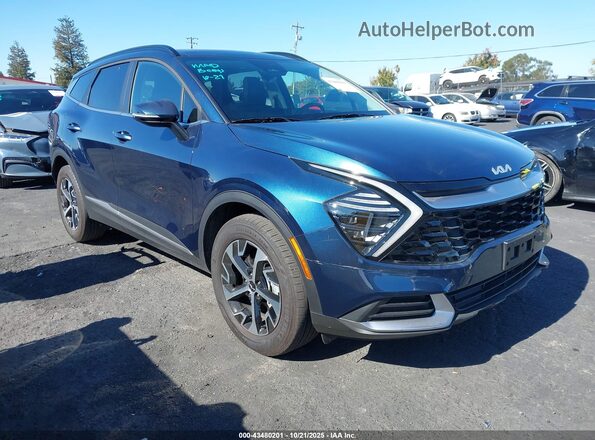 KNDPVCDG0R7130521 2024 KIA SPORTAGE HYBRID Dark Blue Передняя правая четверть