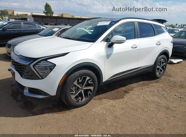 KNDPVCDG0R7155256 2024 KIA SPORTAGE HYBRID Белый Передняя левая четверть