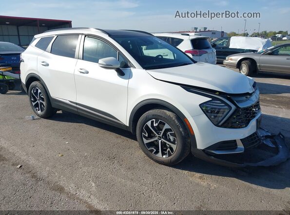 KNDPVCDG3S7243465 2025 KIA SPORTAGE HYBRID Белый Передняя правая четверть