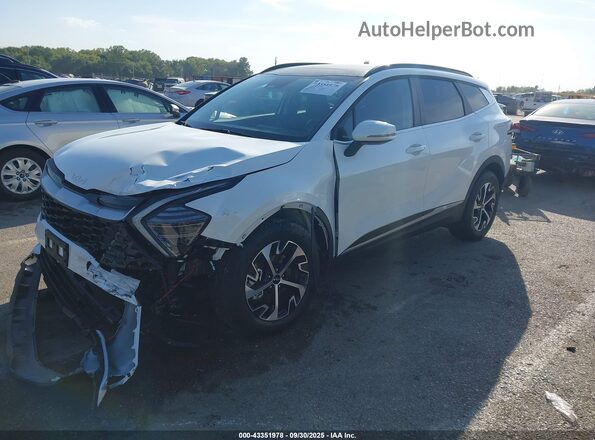KNDPVCDG3S7243465 2025 KIA SPORTAGE HYBRID Белый Передняя левая четверть