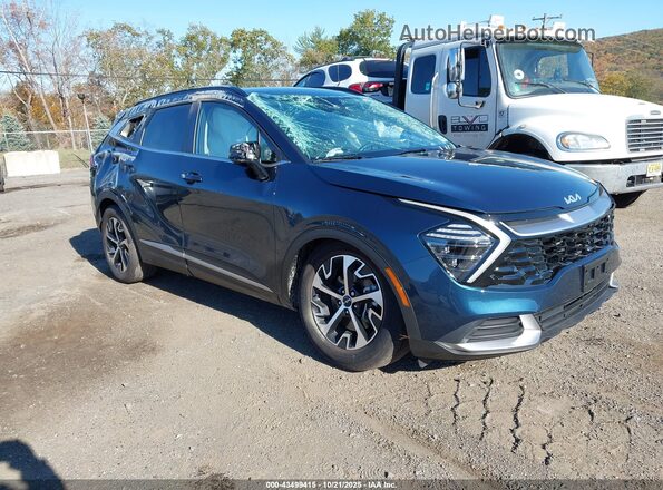KNDPVCDG5S7216705 2025 KIA SPORTAGE HYBRID Dark Blue Delantero derecho