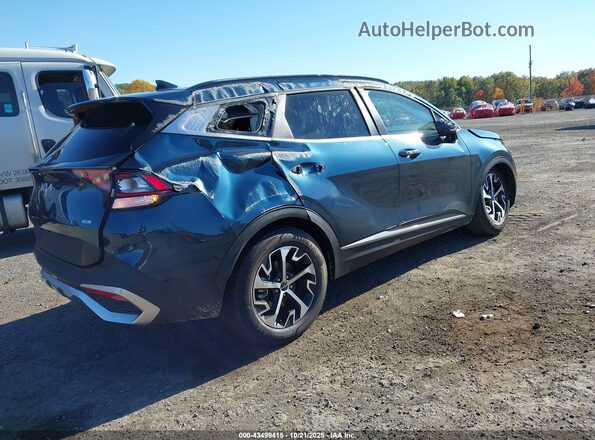 KNDPVCDG5S7216705 2025 KIA SPORTAGE HYBRID Dark Blue Trasero derecho