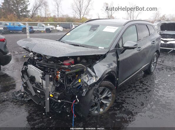 KNDPXCDG0S7176897 2025 KIA SPORTAGE HYBRID Черный Передняя левая четверть