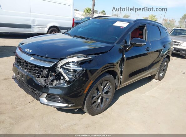 KNDPXCDG6R7135703 2024 KIA SPORTAGE HYBRID Черный Передняя левая четверть