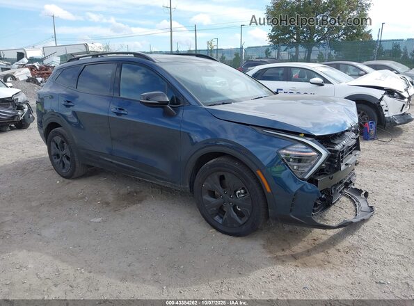KNDPYDDH4S7277730 2025 KIA SPORTAGE PLUG-IN HYBRID Синий Передняя правая четверть